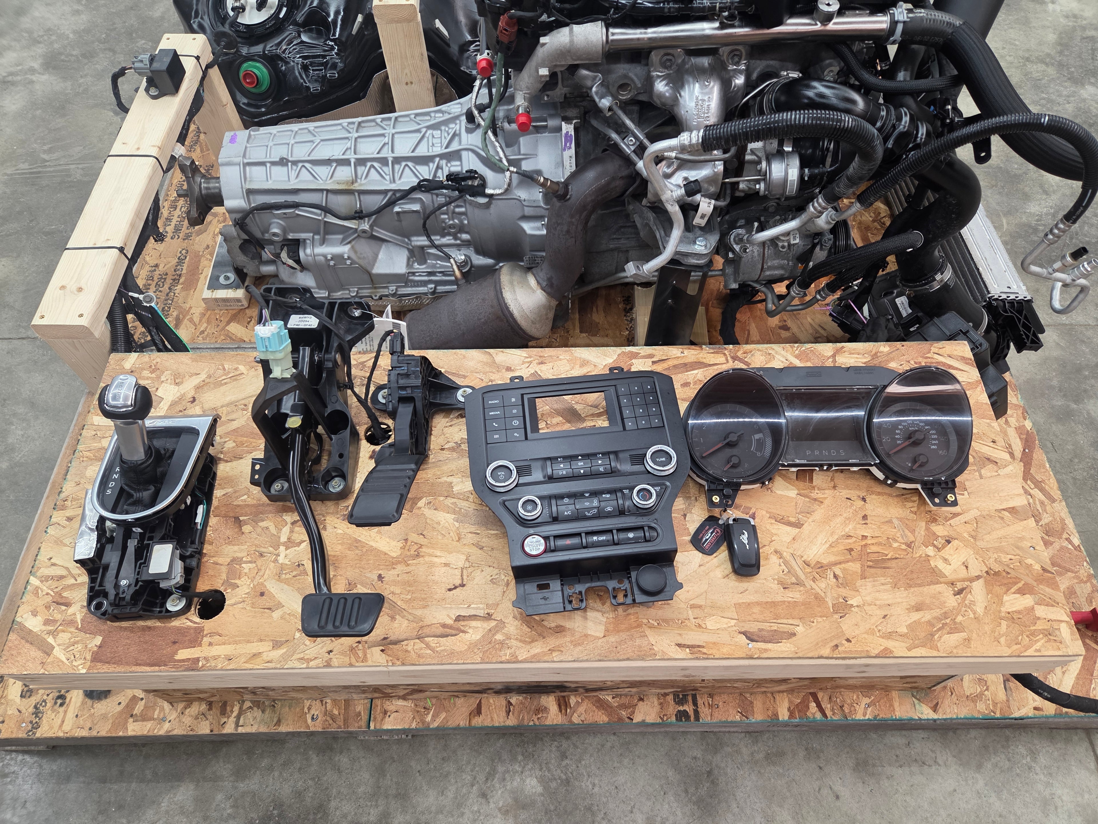 2020 Mustang Ecoboost 2.3L Turbocharged Engine 10 Speed Automatic Transmission Turn Key 43K