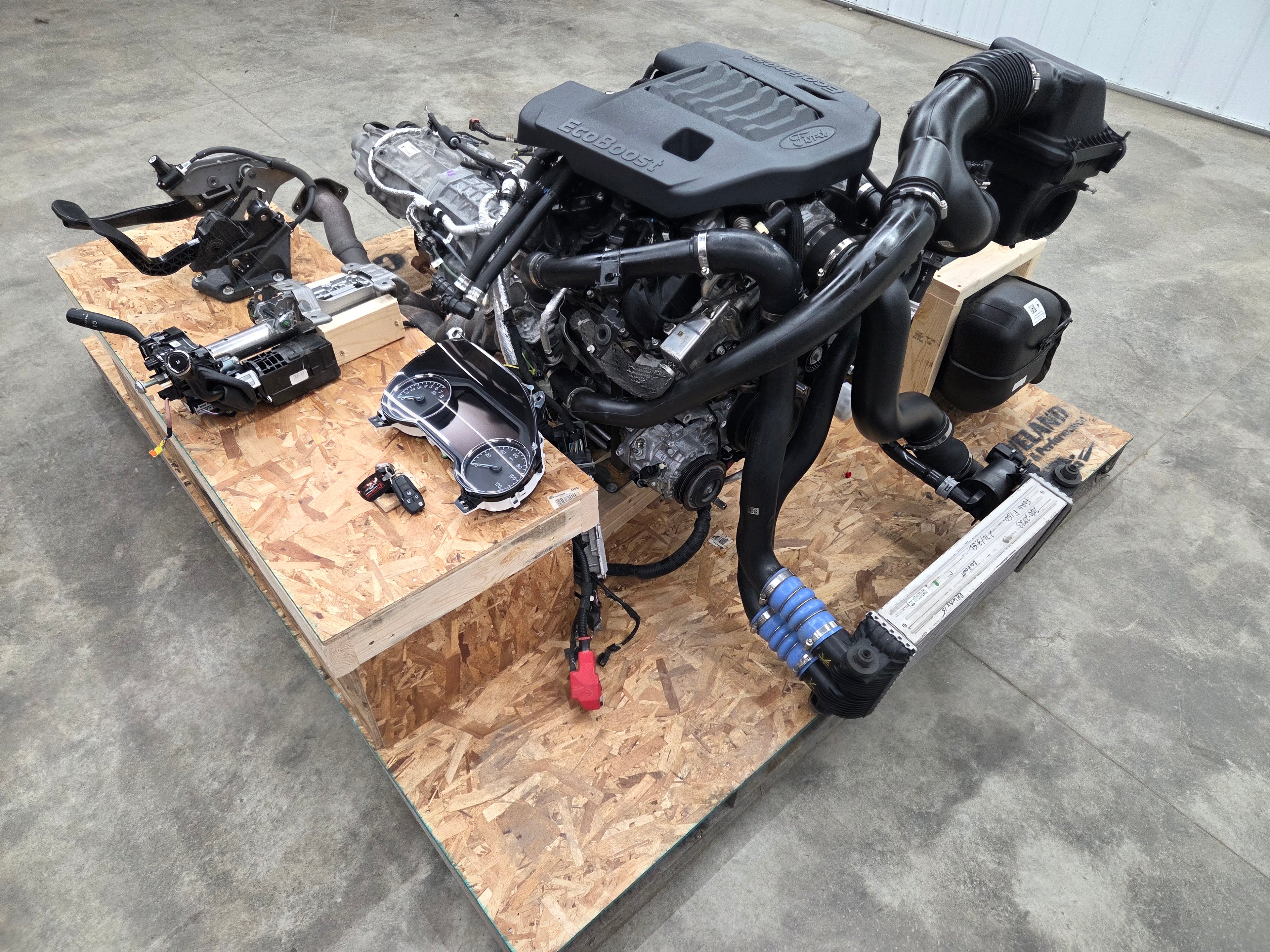 2022 Ford F150 3.5L Ecoboost Twin Turbocharged V6 Engine & 10 Speed Automatic Transmission 4X4 Turn Key 22K