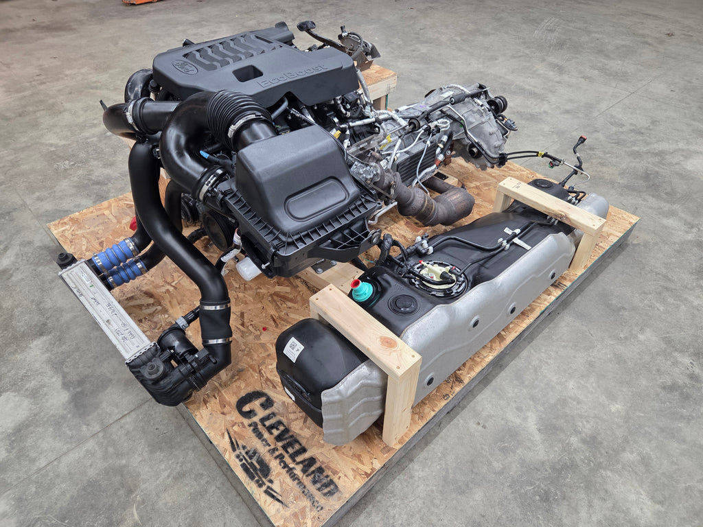 2022 Ford F150 3.5L Ecoboost Twin Turbocharged V6 Engine & 10 Speed Automatic Transmission 4X4 Turn Key 22K