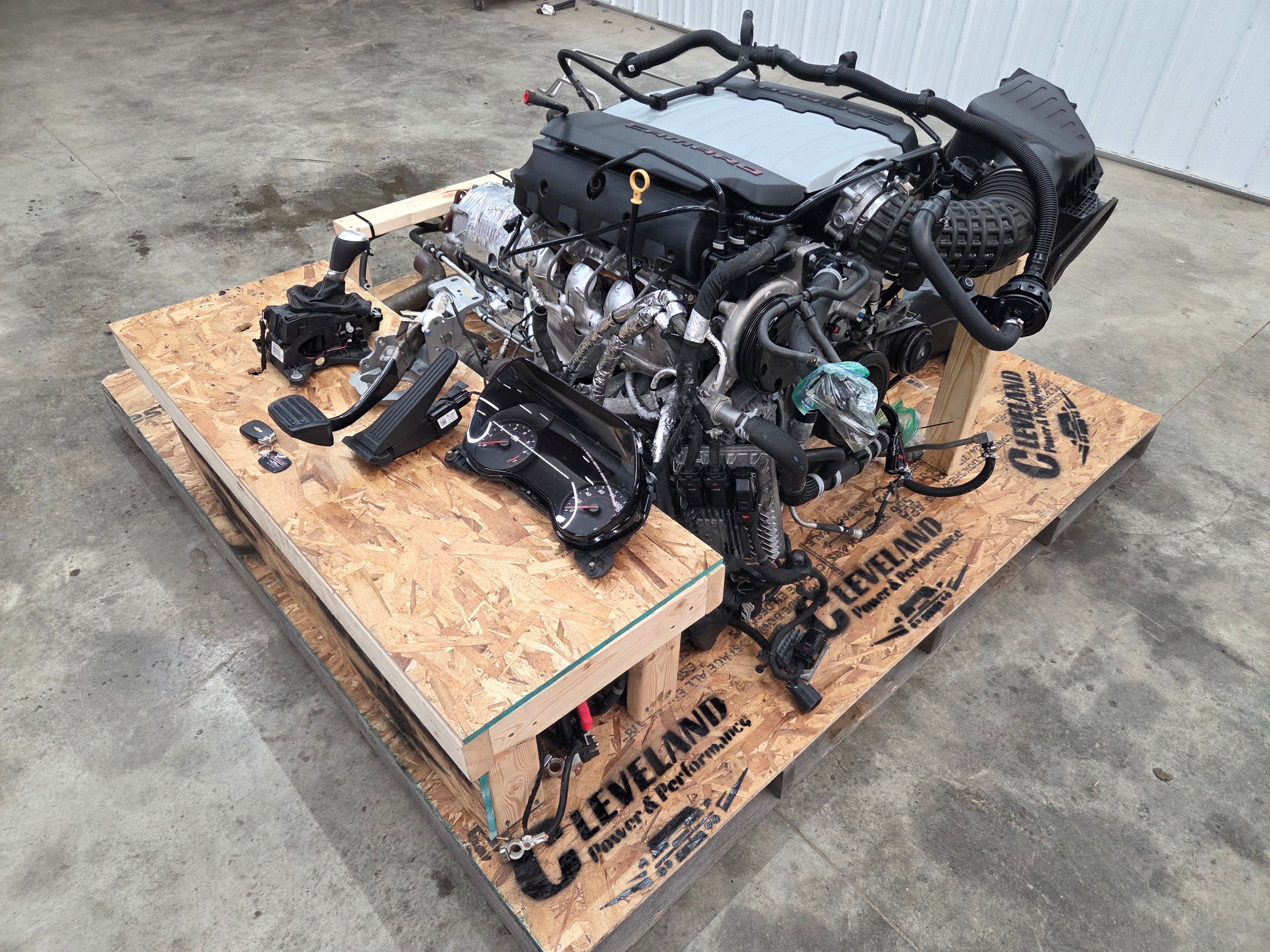 2020 Camaro SS 6.2L LT1 Engine 10 Speed Automatic Transmission Turn Key Pallet – 27K MILES