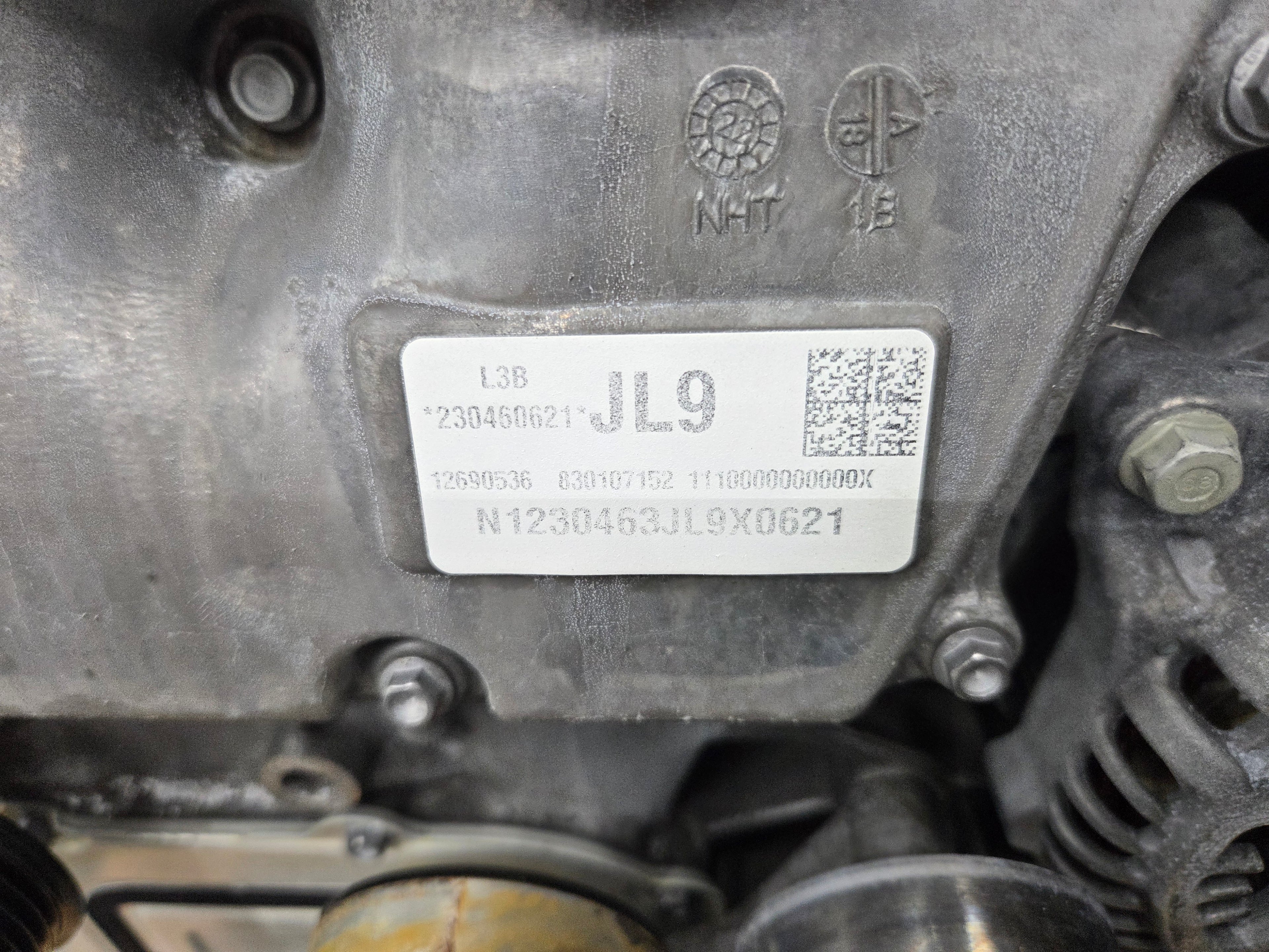 2023 Chevy Colorado 2.7L 4 Cylinder L3B TURBOCHARGED Engine & 8 Speed Auto Trans 4×4 Dropout 20K