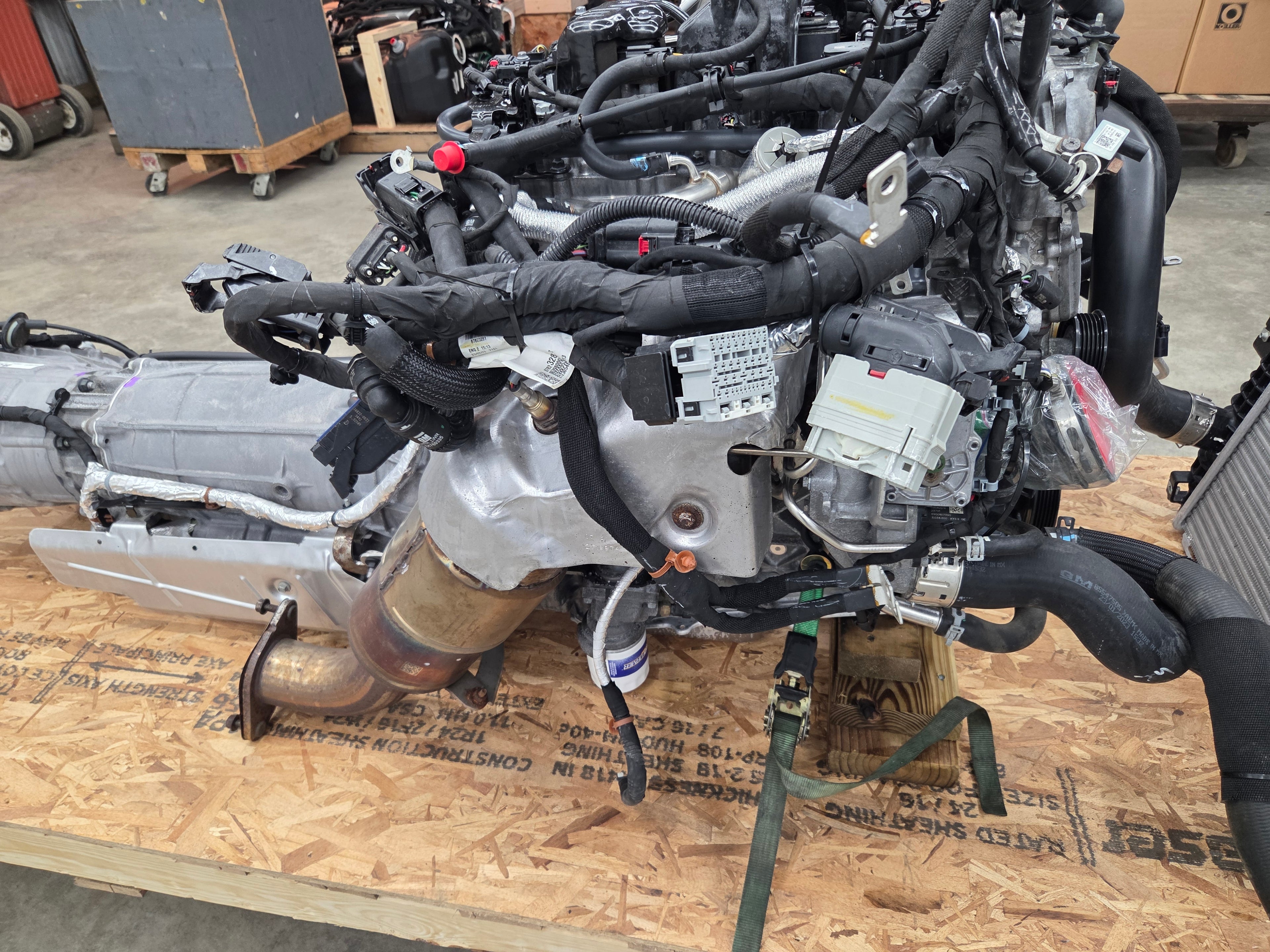 2023 Chevy Colorado 2.7L 4 Cylinder L3B TURBOCHARGED Engine & 8 Speed Auto Trans 4×4 Dropout 20K