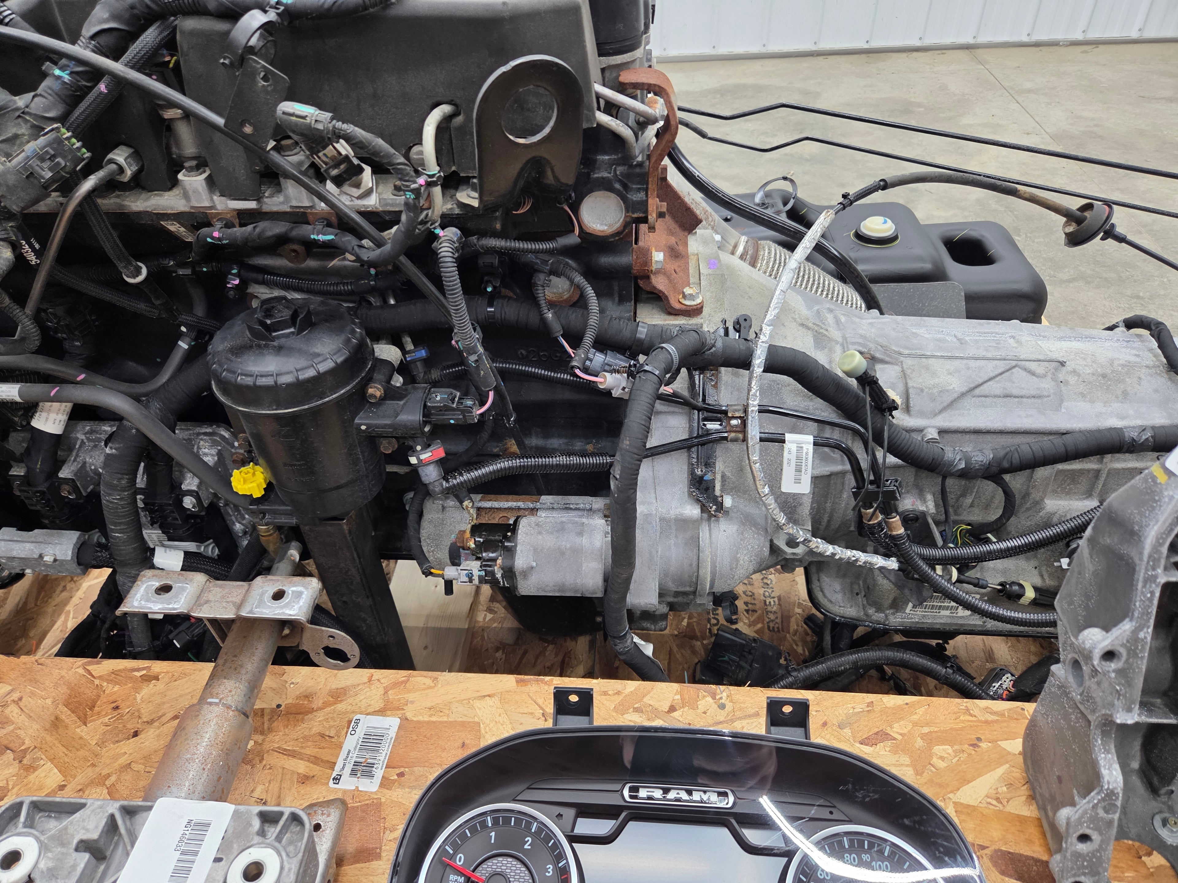2022 Ram 2500 6.7L Cummins Turbo Diesel Engine & Transmission with Transfer Case 4×4 Turn Key 63K Miles