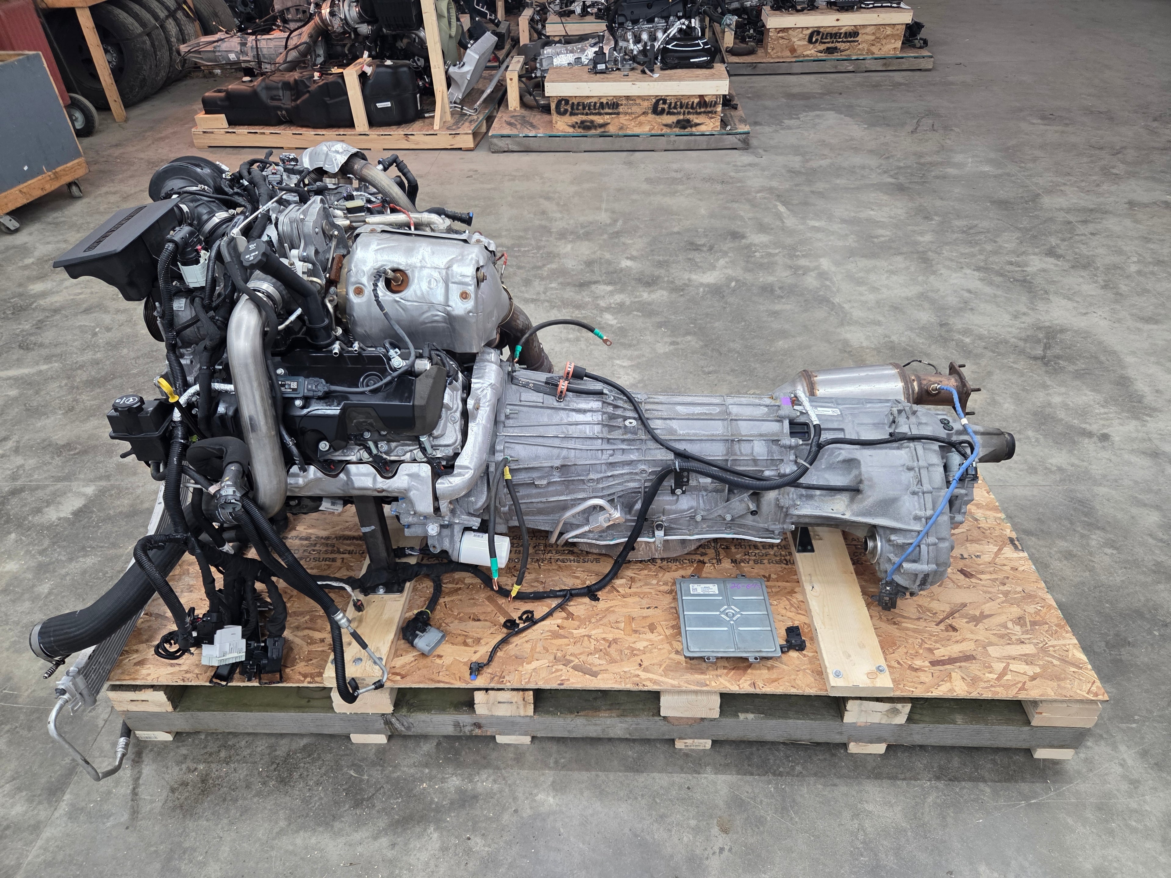 2024 Silverado 2500 6.6L DURAMAX Engine & 10 Speed Allison Automatic Transmission and Transfer Case 38K