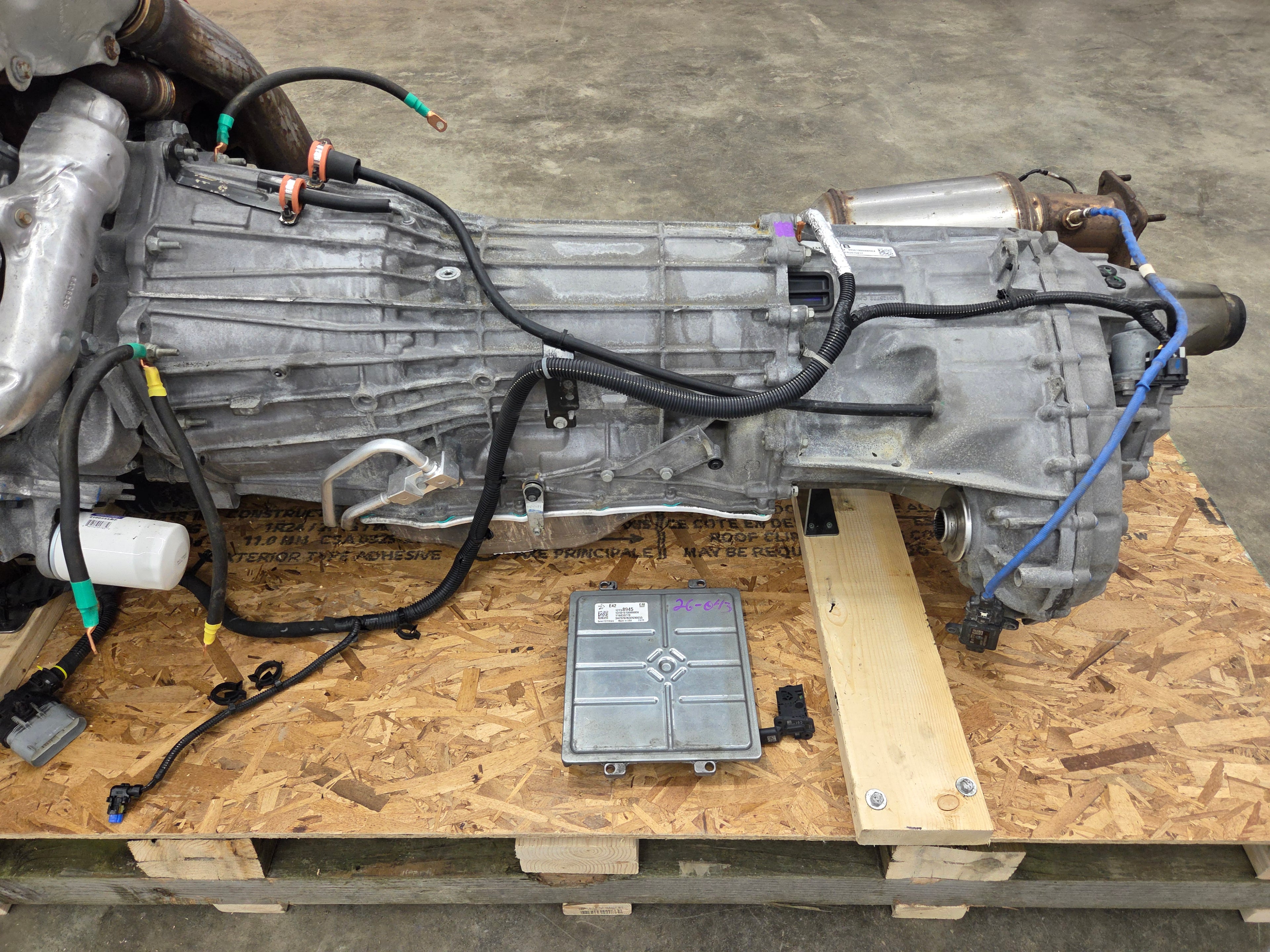 2024 Silverado 2500 6.6L DURAMAX Engine & 10 Speed Allison Automatic Transmission and Transfer Case 38K