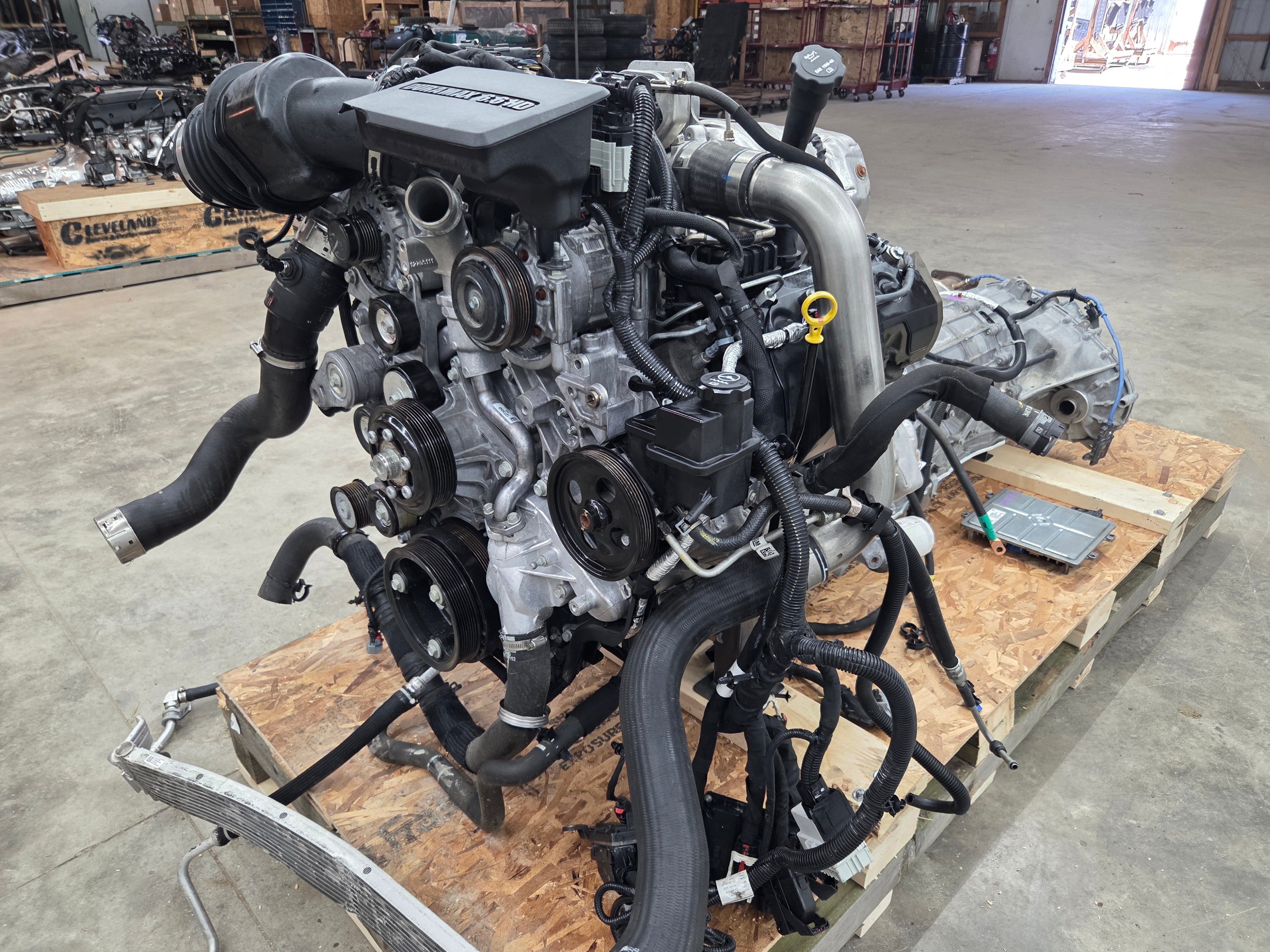 2024 Silverado 2500 6.6L DURAMAX Engine & 10 Speed Allison Automatic Transmission and Transfer Case 38K