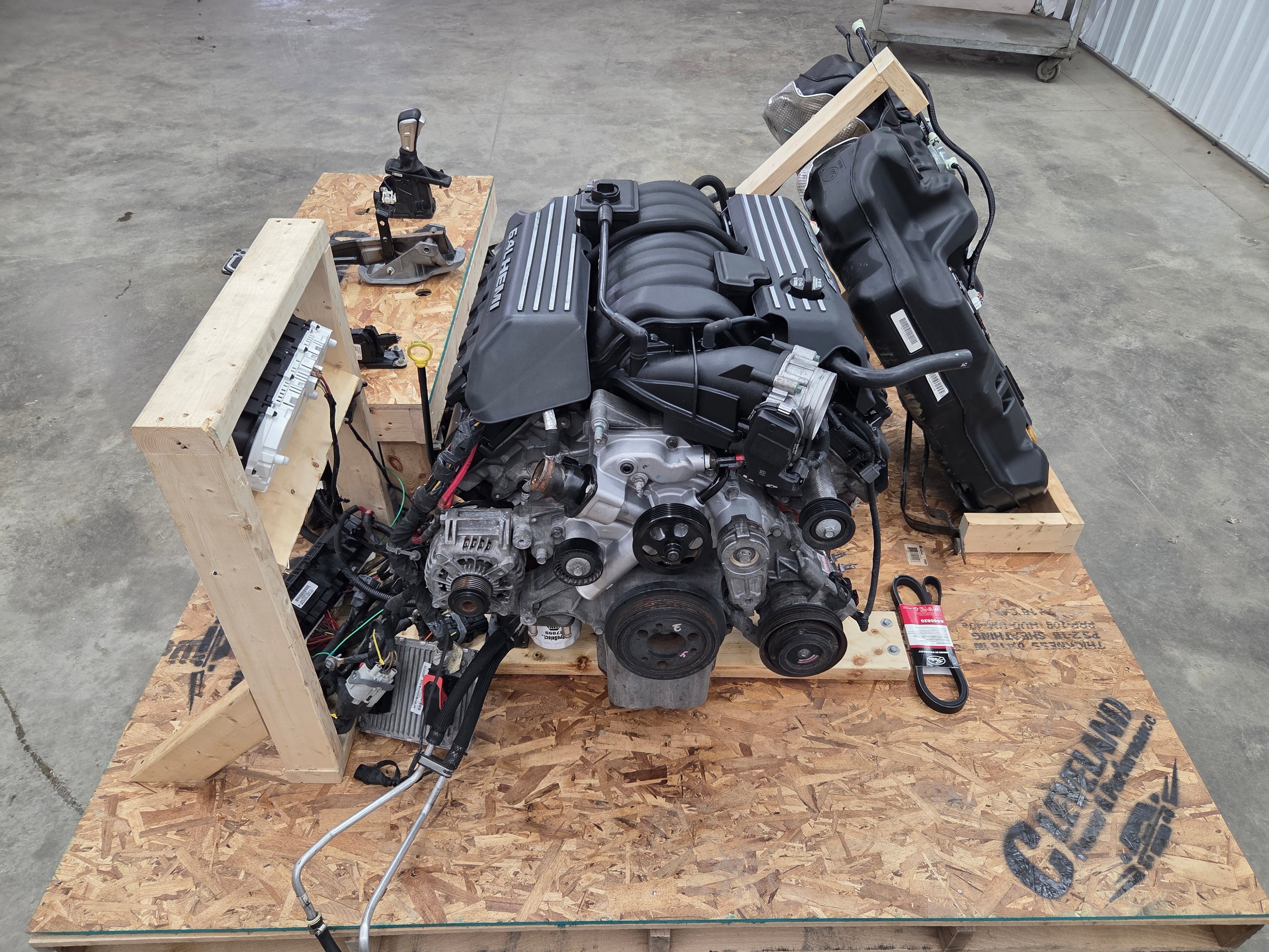 2019 Jeep Grand Cherokee SRT 6.4L HEMI Engine 8 Speed Auto 4×4 TURN KEY PALLET 58K