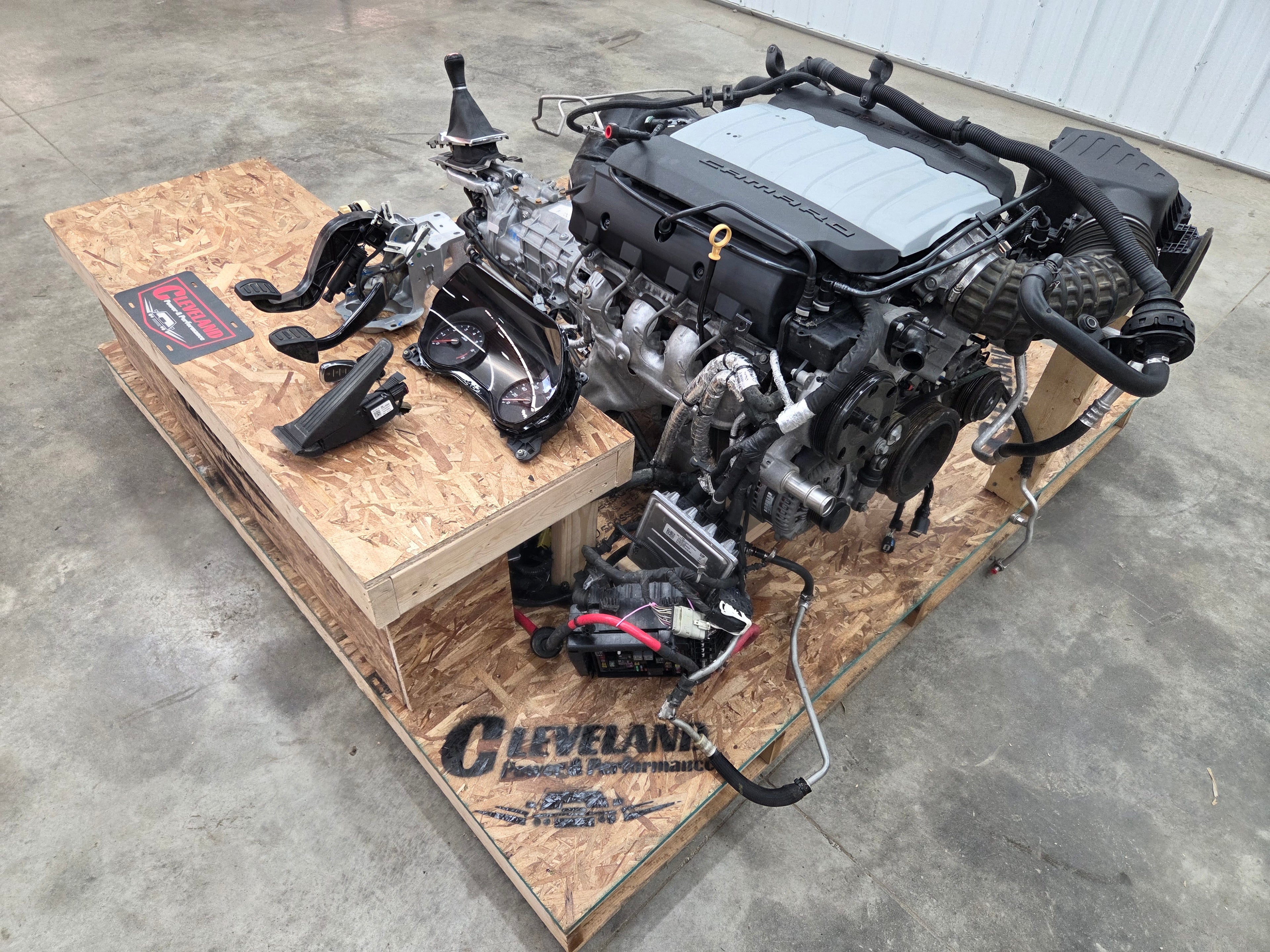 2019 Camaro SS 6.2L LT1 Engine 6 Speed Manual Transmission Turn Key Pallet – 40K MILES