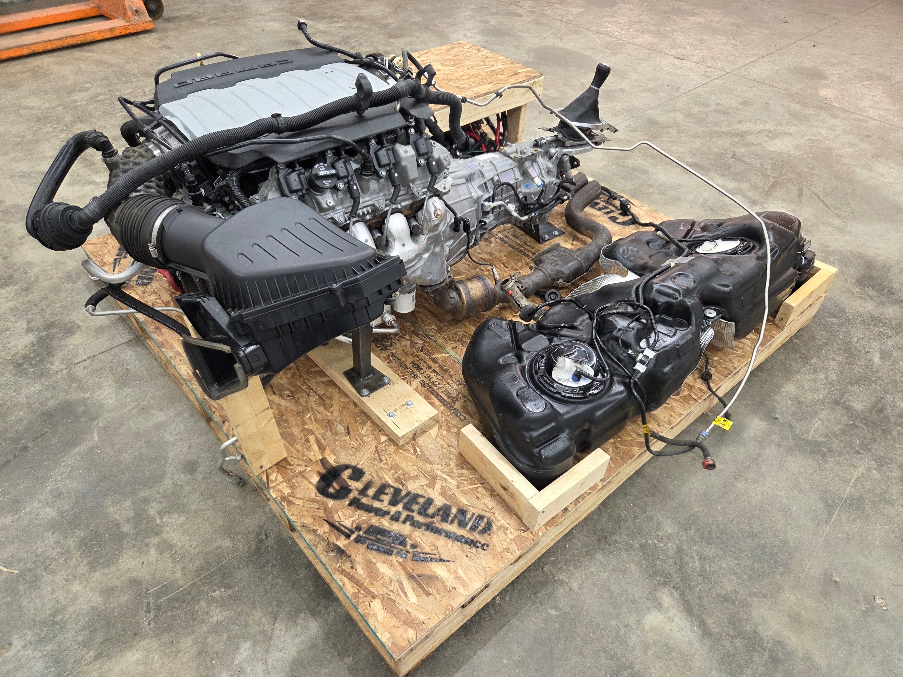2019 Camaro SS 6.2L LT1 Engine 6 Speed Manual Transmission Turn Key Pallet – 40K MILES