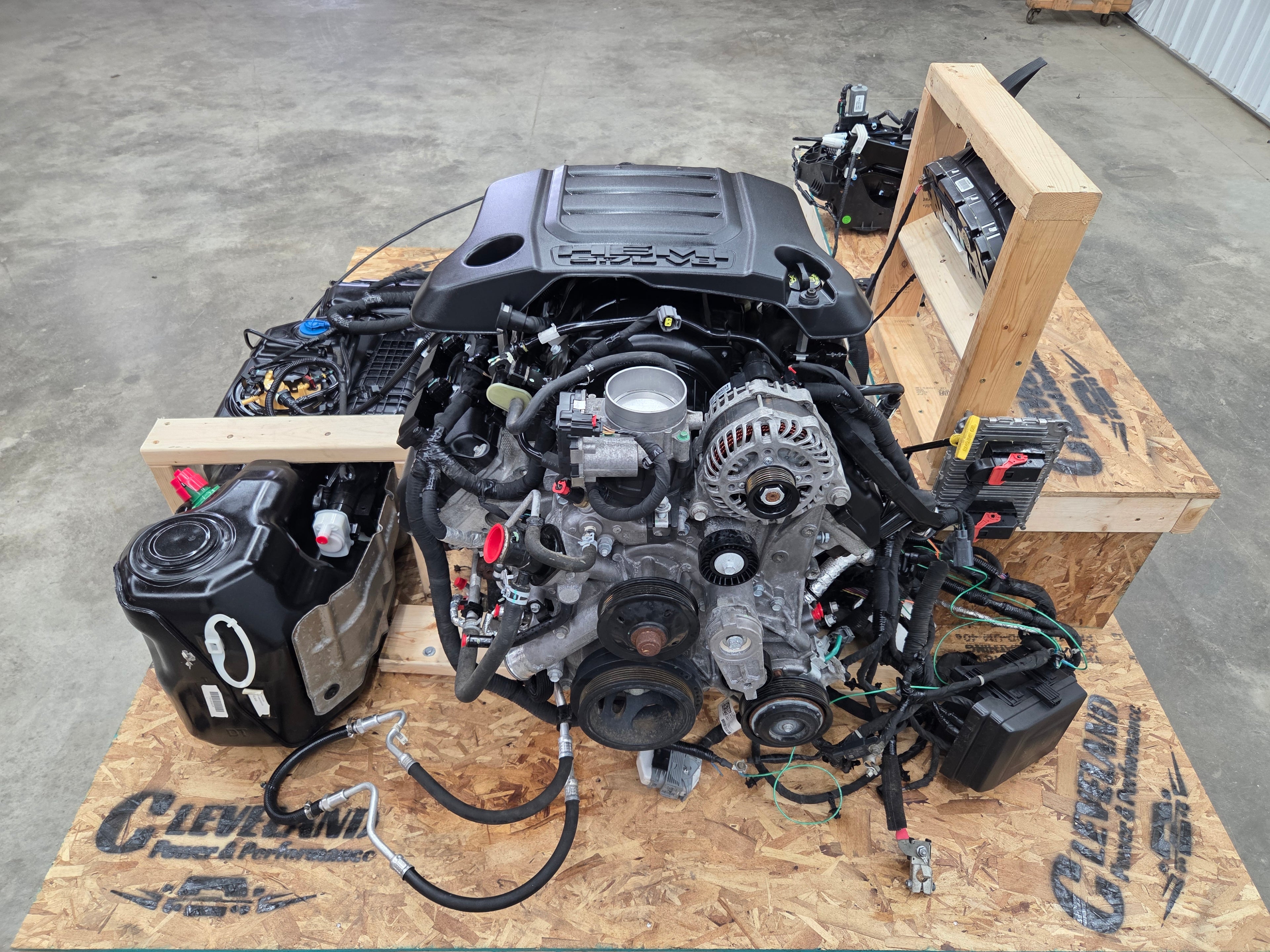 2021 Dodge Ram 1500 5.7L HEMI Engine 8 Speed Automatic Transmission 4×4 Turn Key Pallet 51K