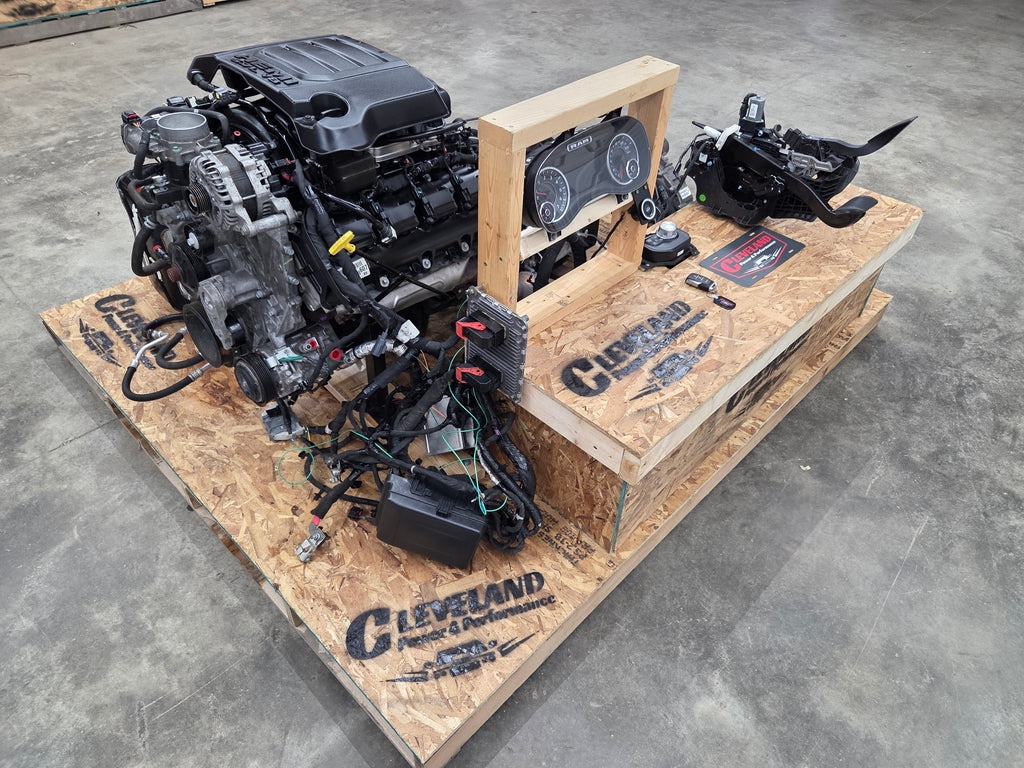 2021 Dodge Ram 1500 5.7L HEMI Engine 8 Speed Automatic Transmission 4×4 Turn Key Pallet 51K