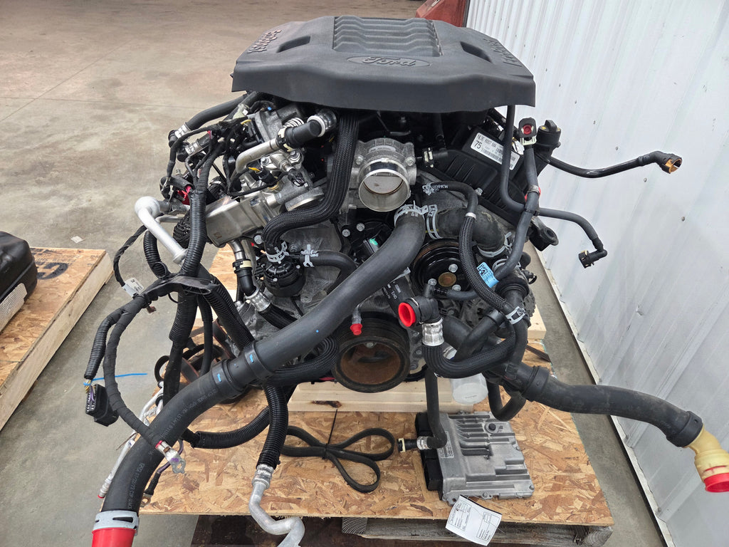 2023 Ford F150 3.5L Ecoboost Twin Turbocharged V6 Engine with Harness & Computer 43K