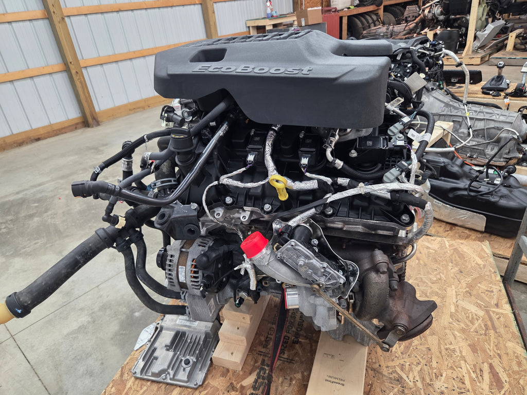 2023 Ford F150 3.5L Ecoboost Twin Turbocharged V6 Engine with Harness & Computer 43K