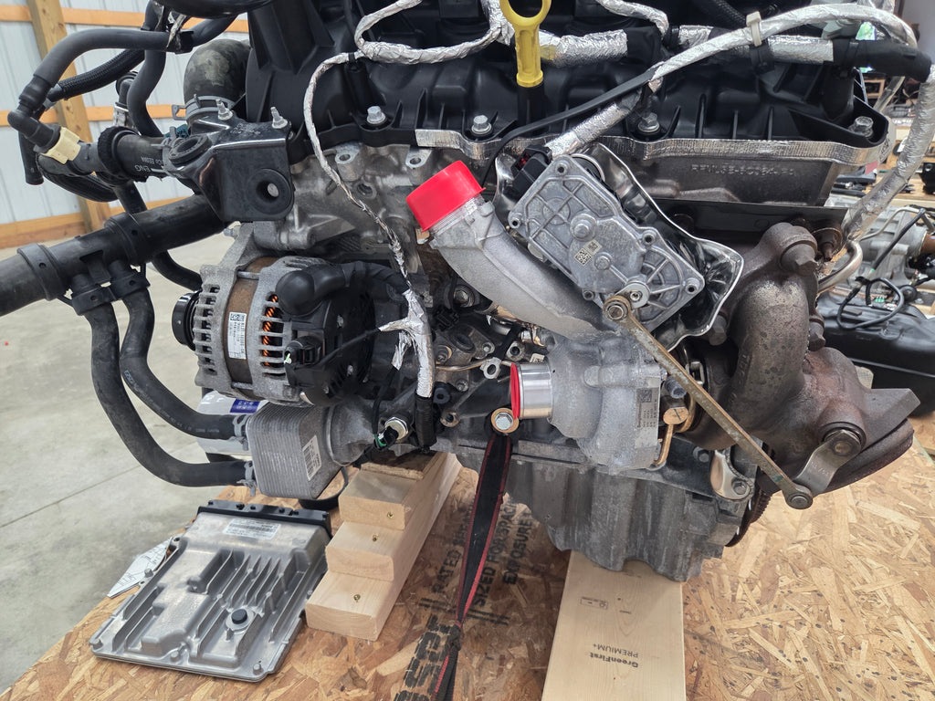 2023 Ford F150 3.5L Ecoboost Twin Turbocharged V6 Engine with Harness & Computer 43K