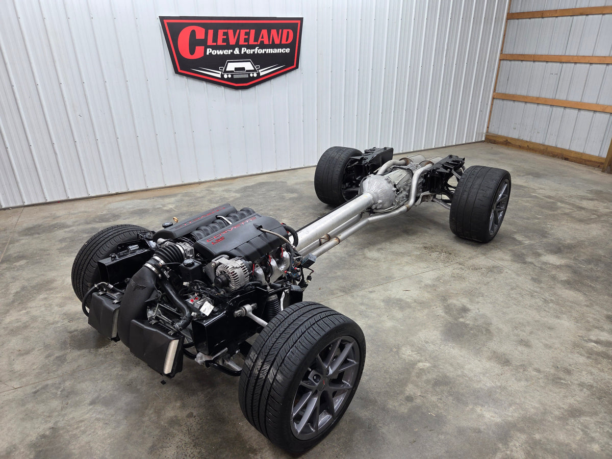 2007 C6 Corvette 6.0L LS2 Engine & 6 Speed Automatic Transmission Complete Rolling Chassis 45K