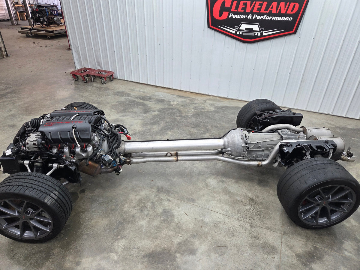 2007 C6 Corvette 6.0L LS2 Engine & 6 Speed Automatic Transmission Complete Rolling Chassis 45K