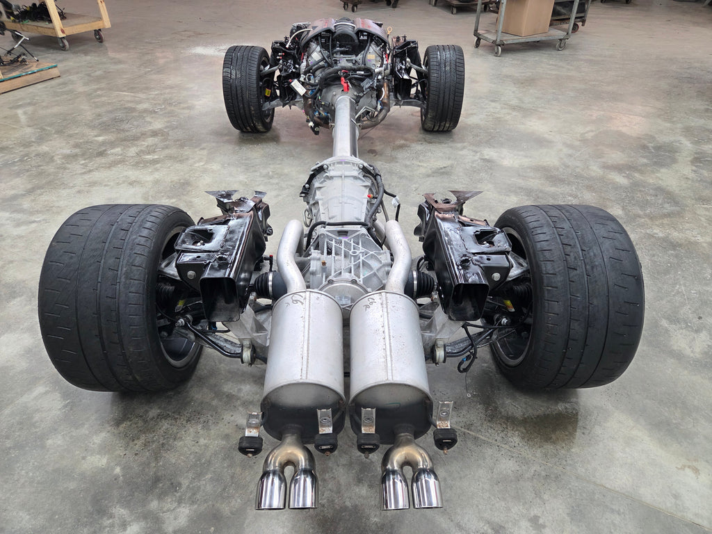 2007 C6 Corvette 6.0L LS2 Engine & 6 Speed Automatic Transmission Complete Rolling Chassis 45K