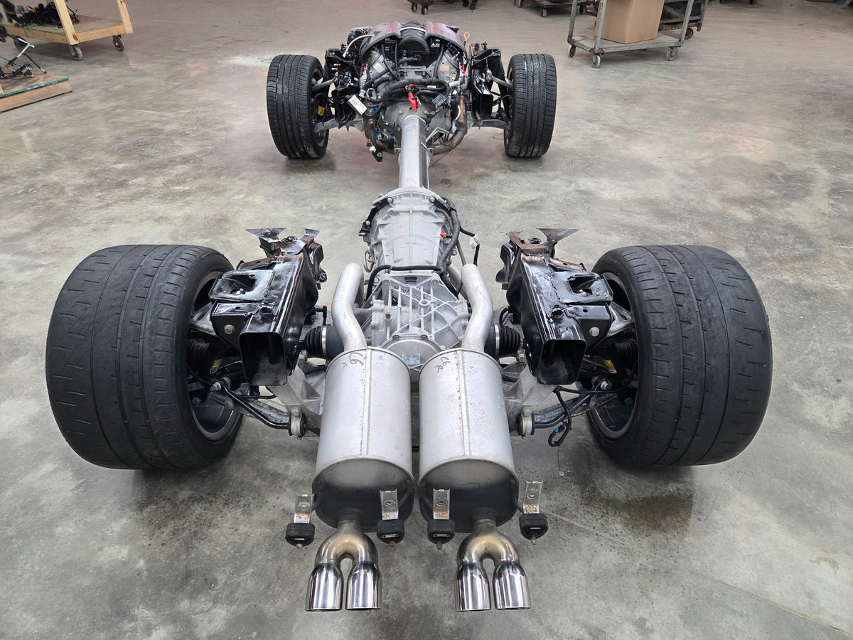 2007 C6 Corvette 6.0L LS2 Engine & 6 Speed Automatic Transmission Complete Rolling Chassis 45K