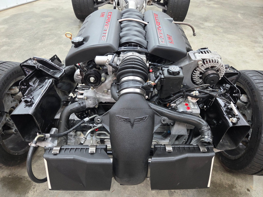 2007 C6 Corvette 6.0L LS2 Engine & 6 Speed Automatic Transmission Complete Rolling Chassis 45K