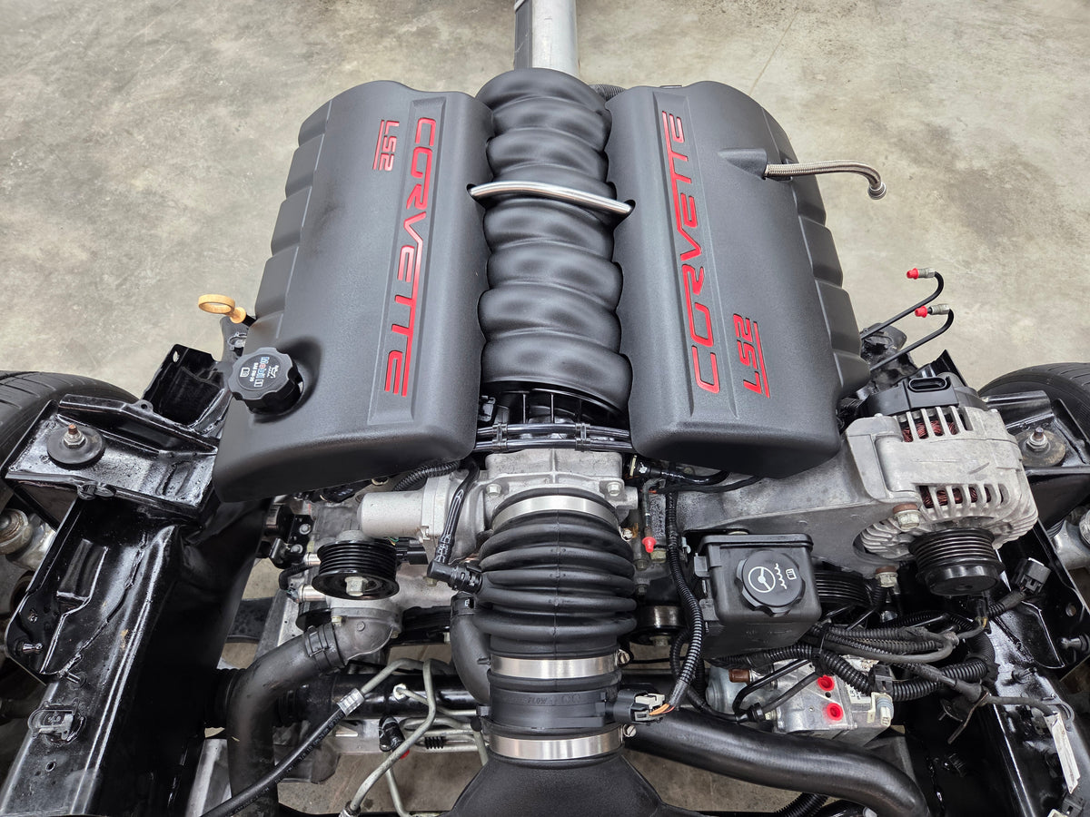 2007 C6 Corvette 6.0L LS2 Engine & 6 Speed Automatic Transmission Complete Rolling Chassis 45K