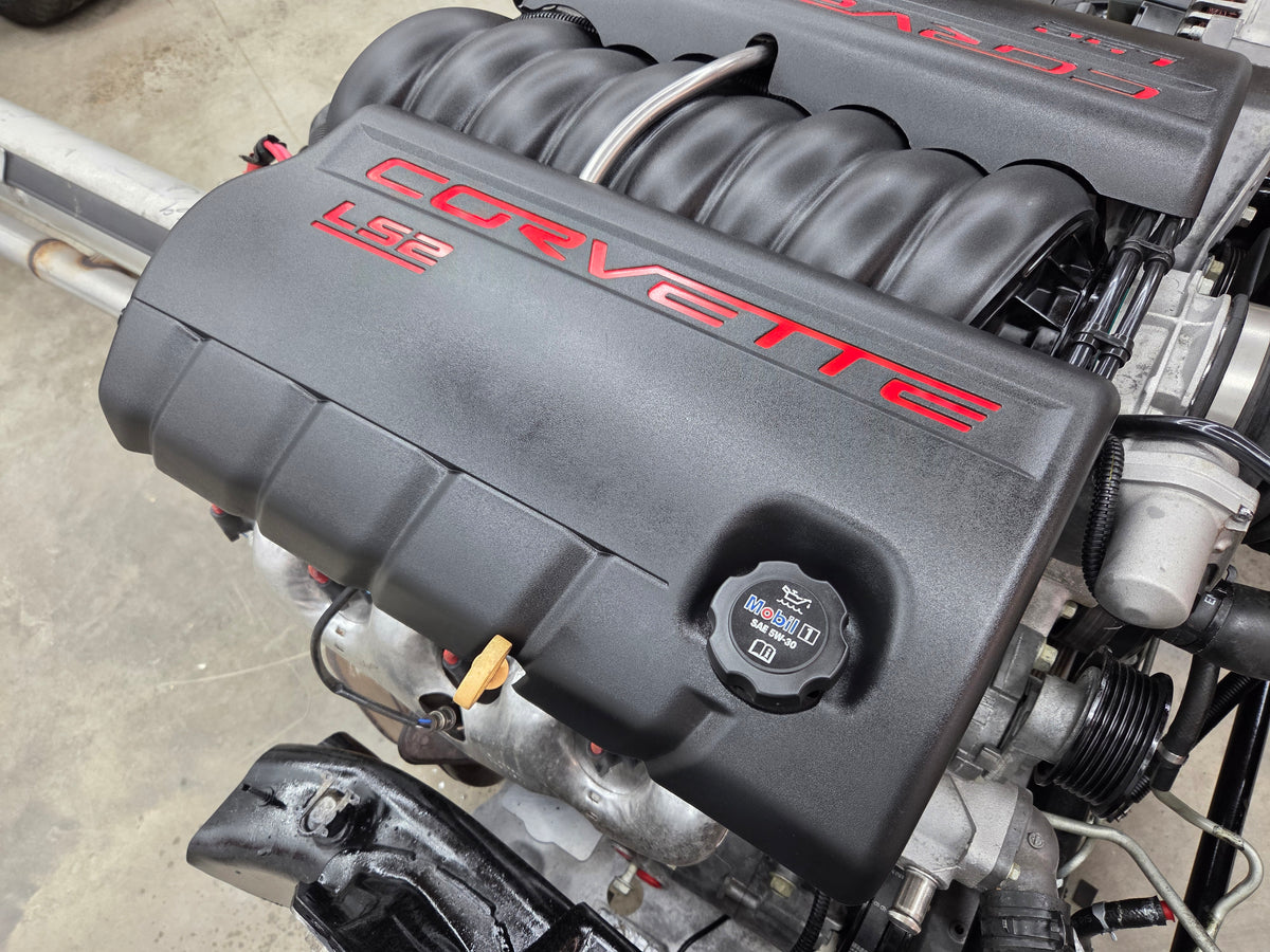 2007 C6 Corvette 6.0L LS2 Engine & 6 Speed Automatic Transmission Complete Rolling Chassis 45K