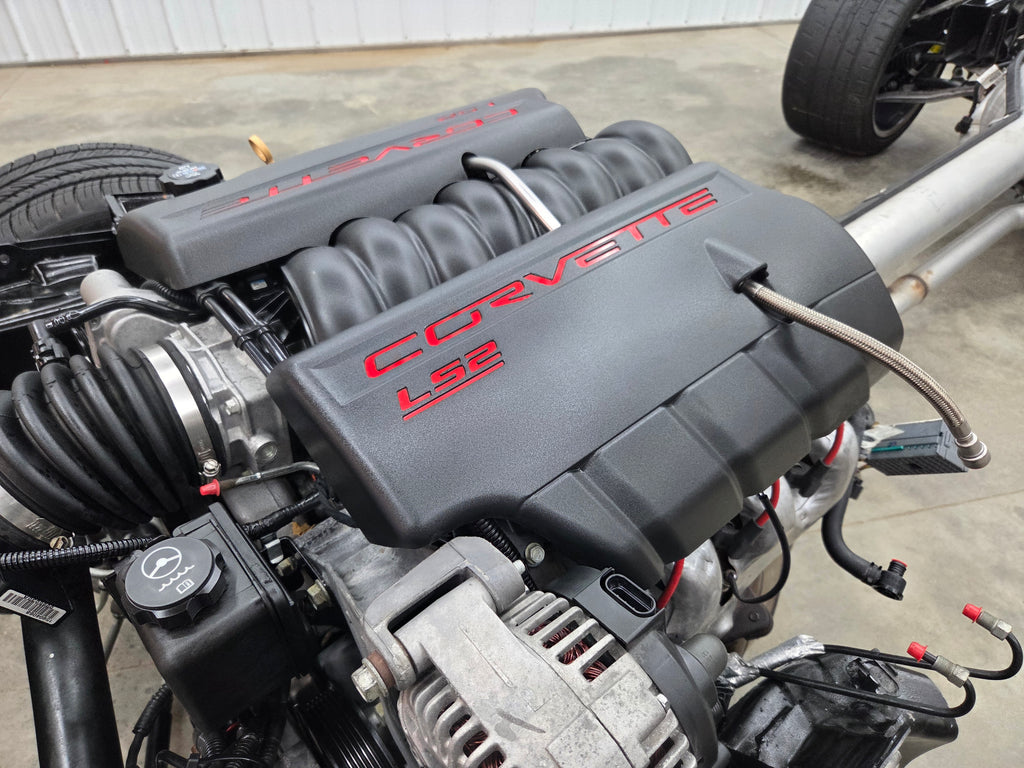 2007 C6 Corvette 6.0L LS2 Engine & 6 Speed Automatic Transmission Complete Rolling Chassis 45K