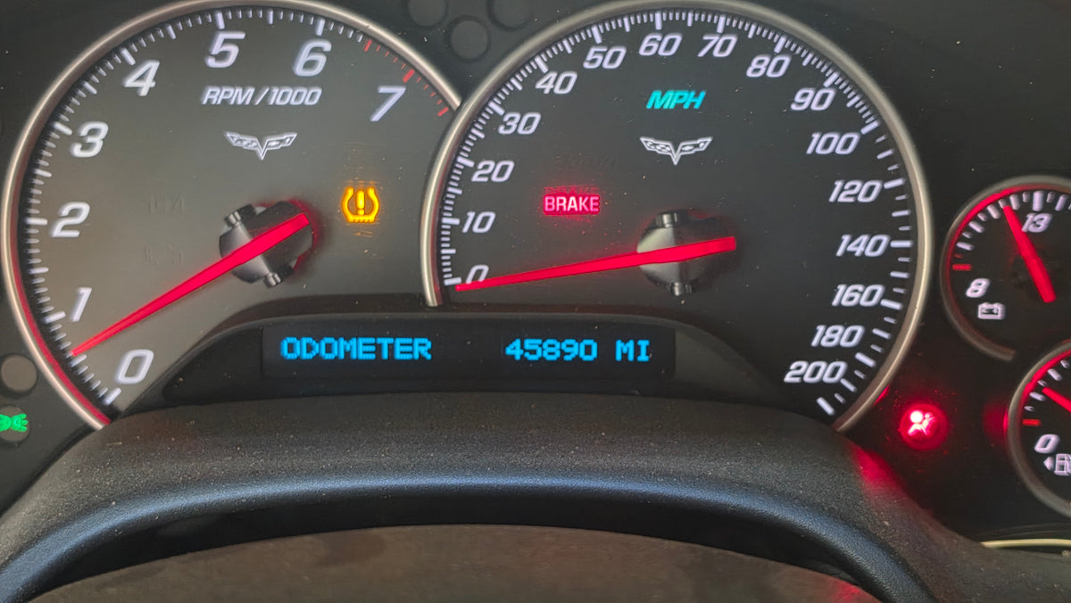 2007 C6 Corvette 6.0L LS2 Engine & 6 Speed Automatic Transmission Complete Rolling Chassis 45K